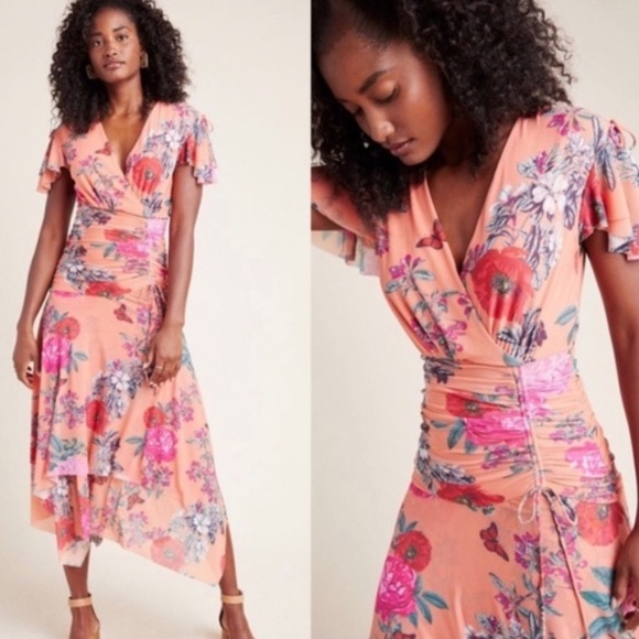 Anthropologie Dresses & Skirts - Maeve Simone Floral Midi Dress